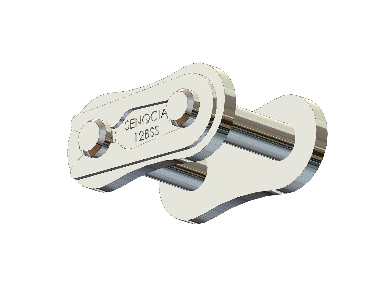 Chaîne à Rouleaux 06C 35 - 160 Maillons (1,5m) Avec Maillon De Connexion - Pour Go-kart, Mini Vélo - Pas 0,9cm