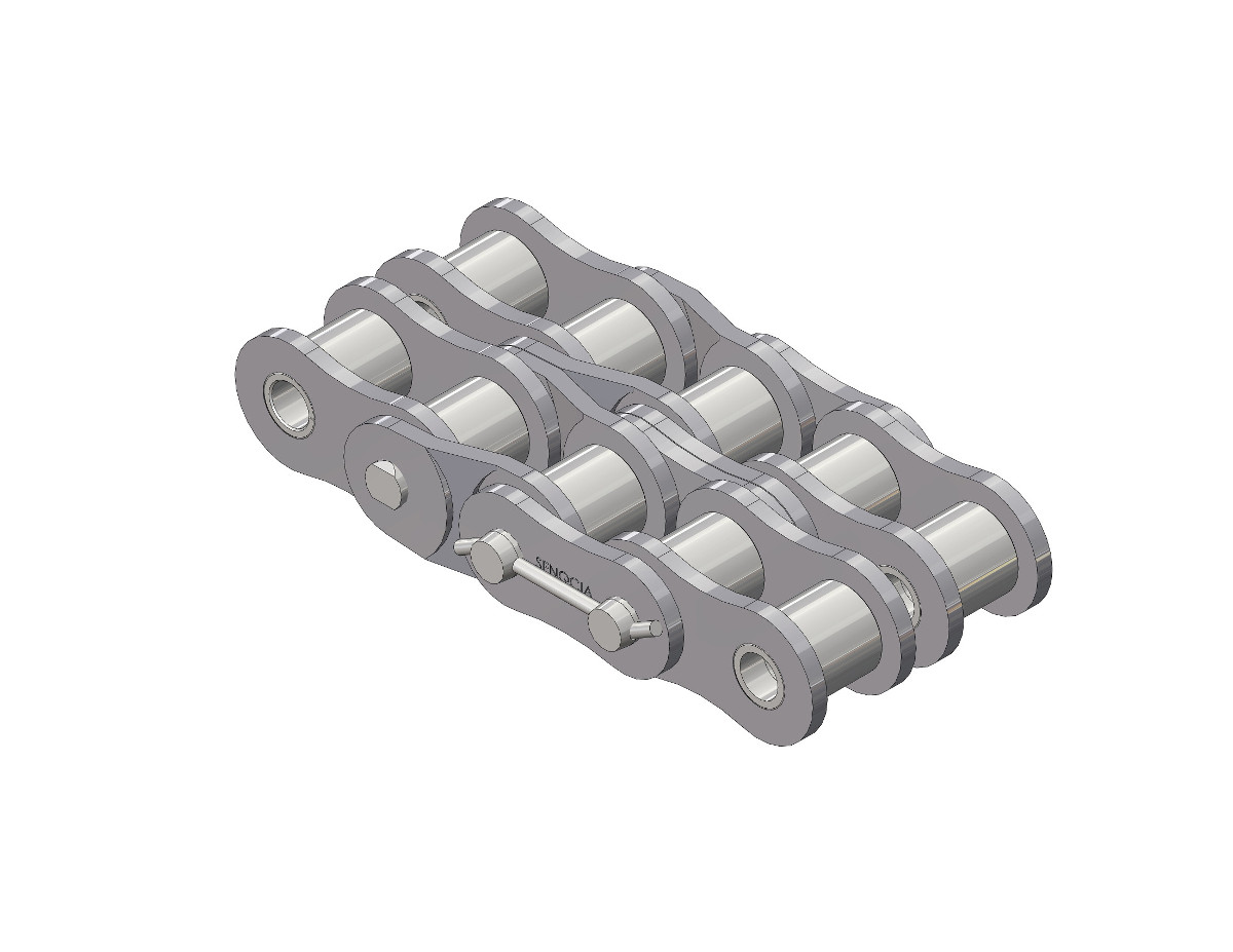 Shorenutz 80 Chain Offset Half Links - 10 Pieces, 1 Pitch, 80O/L, For #80 Roller Chain
