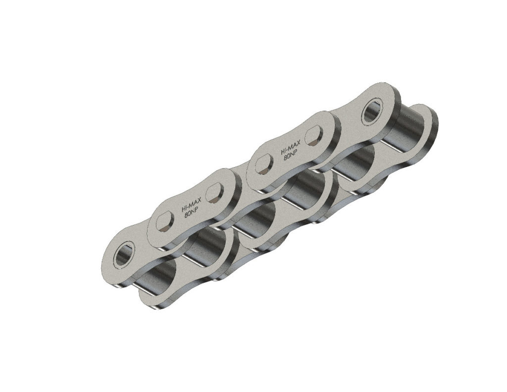 Maxco Hi Max® 80np Riveted Nickel Plate Asmeansi Standard Roller Chain