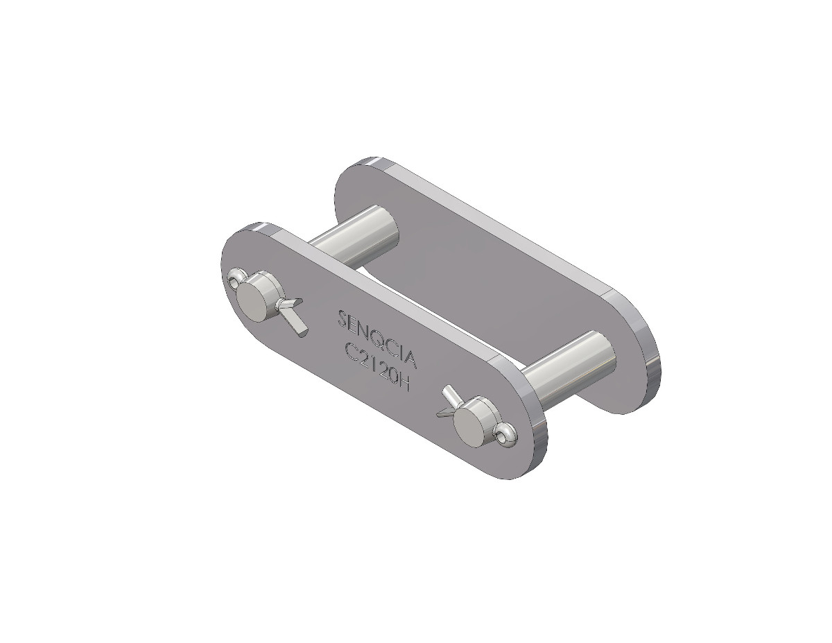 thumbnail image 2 of 667K Pintle Chain Connecting Link With Pins And Cotters – 2.25″ Pitch – By Pacifc 2 of 6